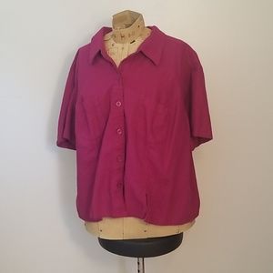 Studio Ease Maroon Blouse